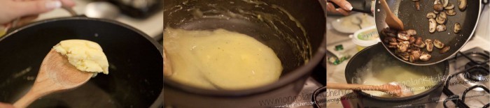 Making vegan bechamel sauce