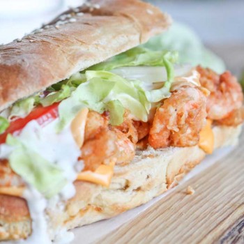 Fried Shrimp sandwich recipe
